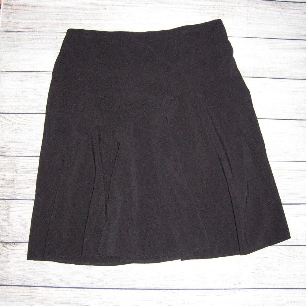 Sandro Black Seamed Skirt 14